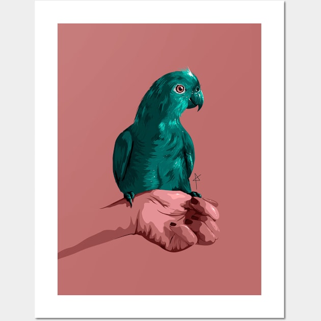 Parrot Wall Art by Ana Ariane